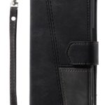 Tel1 Samsung Galaxy A26 5G / A17 4G / 5G Stitching Patch Θήκη Βιβλίο - Black