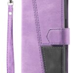 Tel1 Samsung Galaxy A26 5G / A17 4G / 5G Stitching Patch Θήκη Βιβλίο - Purple