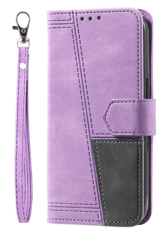 Tel1 Samsung Galaxy A26 5G / A17 4G / 5G Stitching Patch Θήκη Βιβλίο - Purple Tel1 Samsung Galaxy A26 5G / A17 4G / 5G Stitching Patch Θήκη Βιβλίο - Purple