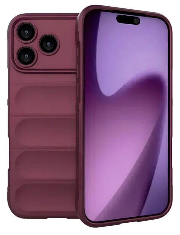 Techsuit iPhone 17 Pro Magic Shield Θήκη Σιλικόνης - Bordeaux