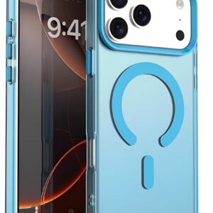 Techsuit iPhone 17 Pro CandyCase MagSafe Θήκη με Πλαίσιο Σιλικόνης - Blue