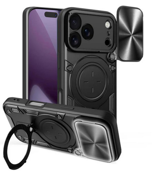 Techsuit iPhone 17 Pro CamGuard Pro Θήκη Σκληρή - Black