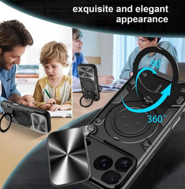 Techsuit iPhone 17 Pro CamGuard Pro Θήκη Σκληρή - Black