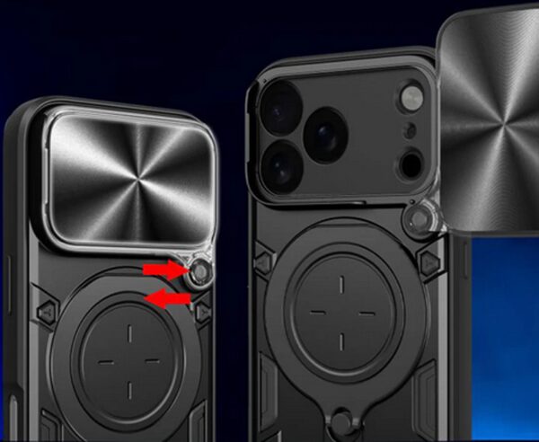 Techsuit iPhone 17 Pro CamGuard Pro Θήκη Σκληρή - Black