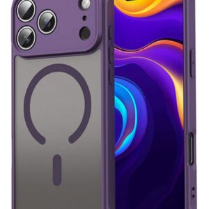 Techsuit iPhone 17 Pro MagSafe HaloFrost II Θήκη Σκληρή Φιμέ - Purple