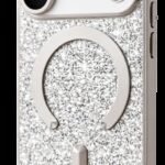 Techsuit iPhone 17 Pro MagSafe Luxury Glitter Θήκη με Πλαίσιο Σιλικόνης Διάφανη - Silver