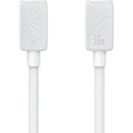 USAMS USB-C to Lightning 30W 480Mbps 1m Λευκό (US-SJ692)