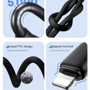 USAMS USB-C to Lightning 30W 480Mbps 1m Λευκό (US-SJ692)