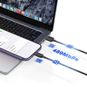 USAMS USB-C to Lightning 30W 480Mbps 1m Λευκό (US-SJ692)
