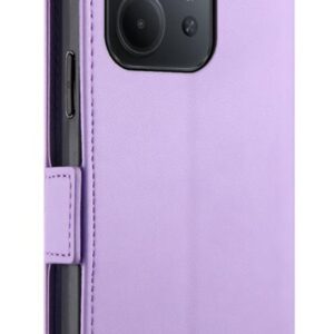 Tel1 Xiaomi Redmi 15C 4G / 5G / Poco C85 Side Buckle Magnetic Θήκη Βιβλίο - Purple