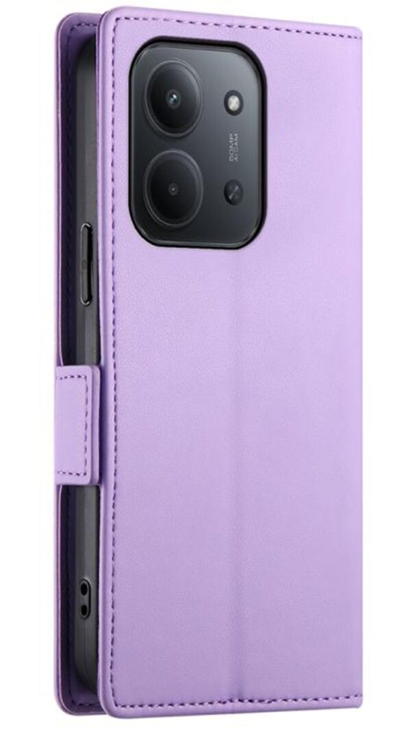 Tel1 Xiaomi Redmi 15C 4G / 5G / Poco C85 Side Buckle Magnetic Θήκη Βιβλίο - Purple
