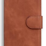 Tel1 Xiaomi Redmi 15C 4G / 5G / Poco C85 Skin Feel Pure Color Flip Θήκη Βιβλίο - Brown