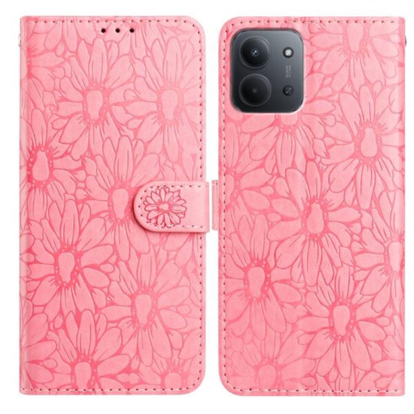 Tel1 Xiaomi Redmi 15C 4G / 5G / Poco C85 Daisy Embossed Θήκη Βιβλίο - Pink Tel1 Xiaomi Redmi 15C 4G / 5G / Poco C85 Daisy Embossed Θήκη Βιβλίο - Pink