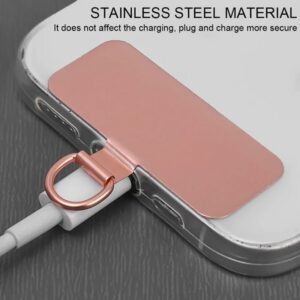 Δακτύλιος για Λουράκι Metal Mobile Phone Lanyard Fixing Gasket Black