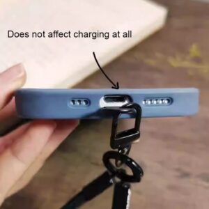 Δακτύλιος για Λουράκι Butterfly Metal Mobile Phone Lanyard Fixing Gasket Rose Gold