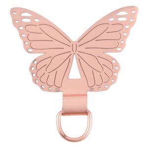 Δακτύλιος για Λουράκι Butterfly Metal Mobile Phone Lanyard Fixing Gasket Rose Gold
