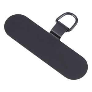 Δακτύλιος για Λουράκι Oval Metal Mobile Phone Lanyard Fixing Gasket Black