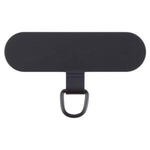Δακτύλιος για Λουράκι Oval Metal Mobile Phone Lanyard Fixing Gasket Black