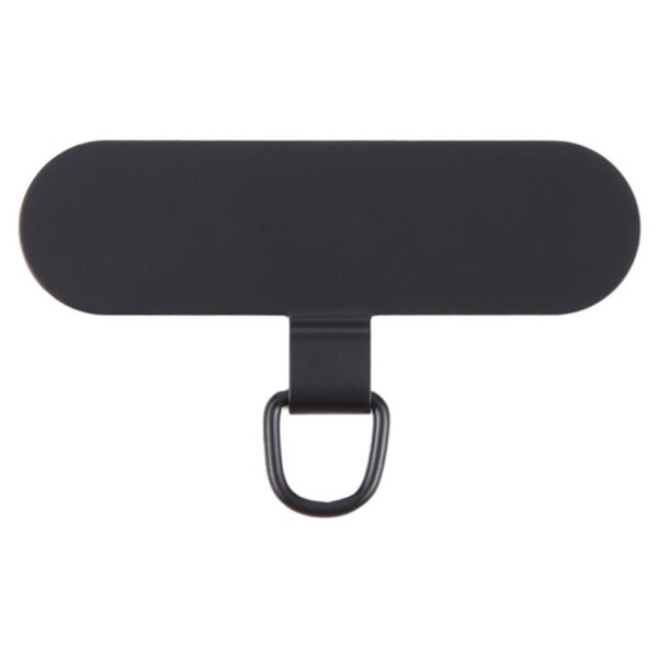 Δακτύλιος για Λουράκι Oval Metal Mobile Phone Lanyard Fixing Gasket Black