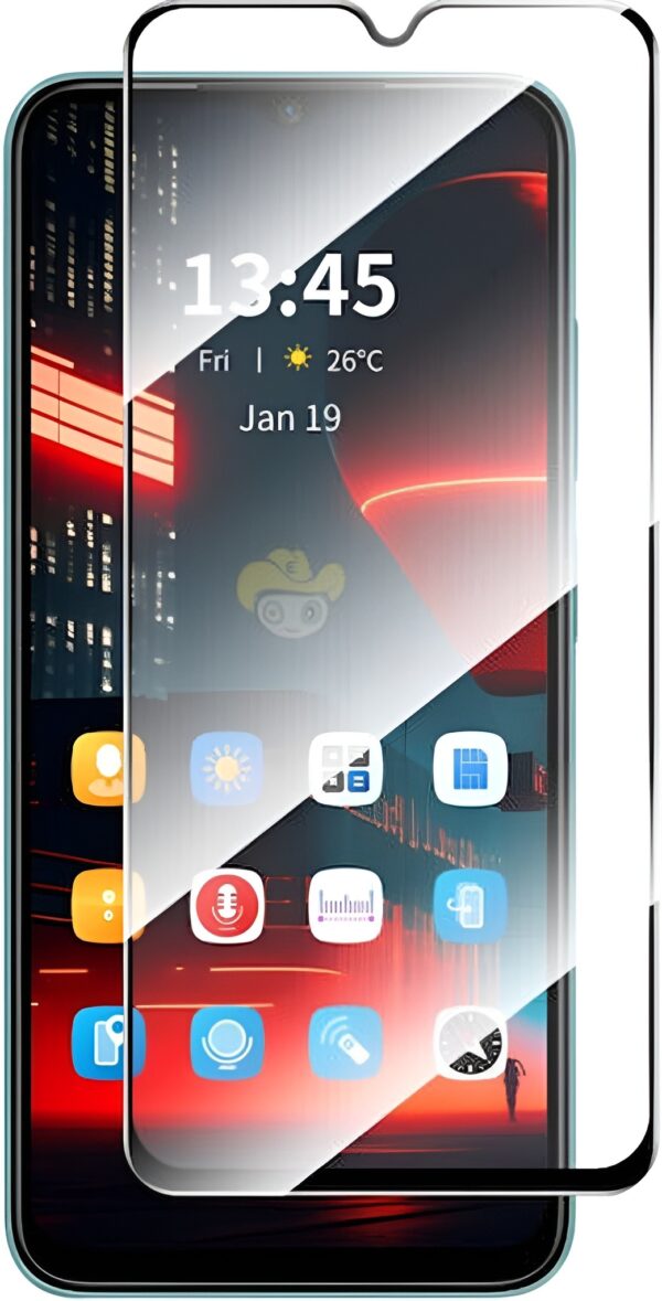 Samsung Galaxy A17 5G Προστασία Οθόνης με Μαύρο Περίγραμμα ENKAY Hat-Prince 0.26mm 9H 2.5D Full Face Tempered Glass