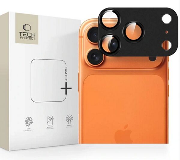 iPhone 17 Pro Προστασία Κάμερας Tech - Protect Camfull Fit+ Full Face Tempered Glass Camera