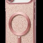 Techsuit iPhone 17 Air Luxury Glitter Θήκη Σιλικόνης Διάφανη - Rose Gold