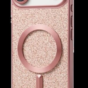 Techsuit iPhone 17 Air Luxury Glitter Θήκη Σιλικόνης Διάφανη - Rose Gold