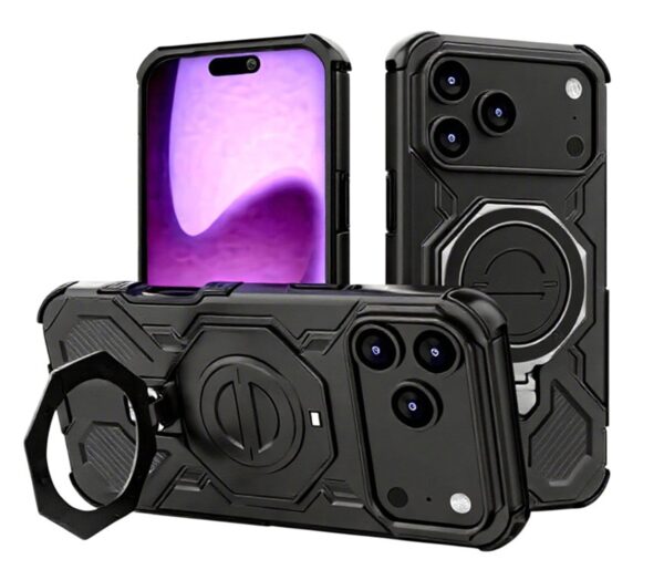 Techsuit iPhone 17 Pro Max Carbon Shield Pro Θήκη Σκληρή - Black