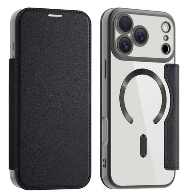 Techsuit iPhone 17 Pro Max SmartMag Θήκη Βιβλίο - Black