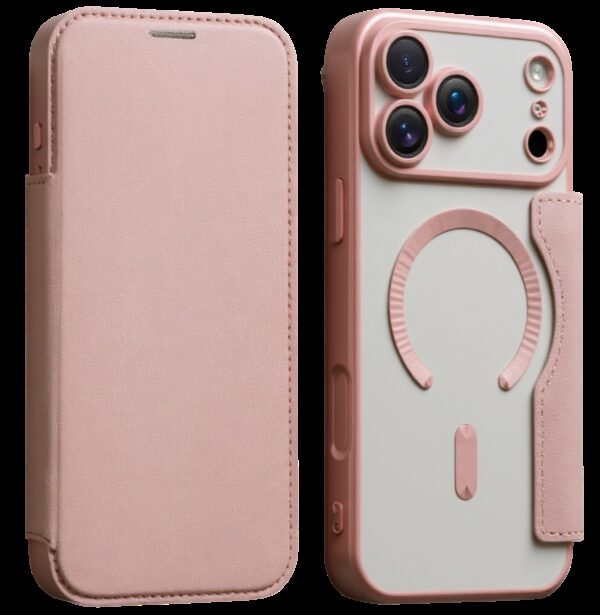 Techsuit iPhone 17 Pro Max SmartMag Θήκη Βιβλίο - Pink Techsuit iPhone 17 Pro Max SmartMag Θήκη Βιβλίο - Pink