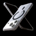 Techsuit iPhone 17 Pro Max MagSafe Shockproof Clear Θήκη Σιλικόνης - Smoke Black