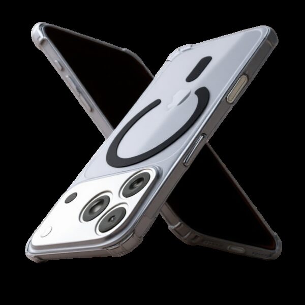 Techsuit iPhone 17 Pro Max MagSafe Shockproof Clear Θήκη Σιλικόνης - Smoke Black