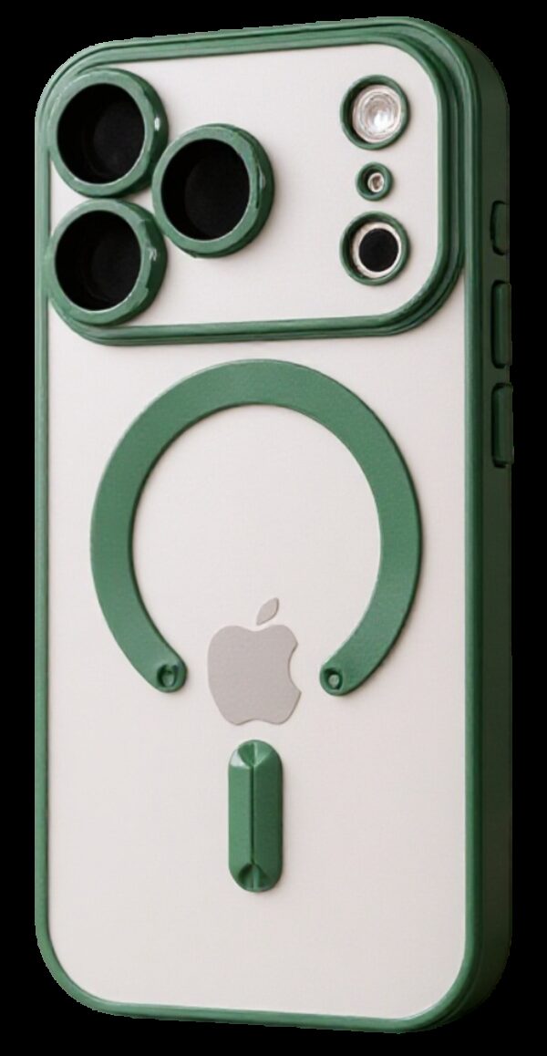 Techsuit iPhone 17 Pro Max MagSafe Luxury Crystal Θήκη με Πλαίσιο Σιλικόνης Διάφανη - Light Green Techsuit iPhone 17 Pro Max MagSafe Luxury Crystal Θήκη με Πλαίσιο Σιλικόνης Διάφανη - Light Green