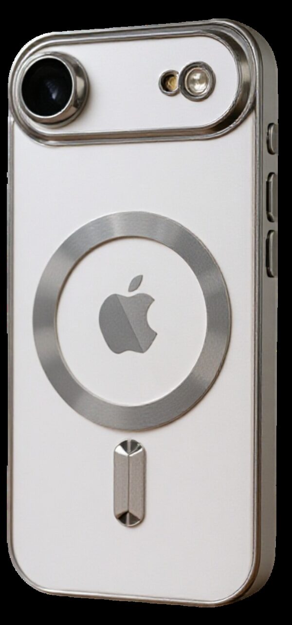 Techsuit iPhone 17 Air MagSafe Luxury Crystal Θήκη με Πλαίσιο Σιλικόνης Διάφανη - Silver