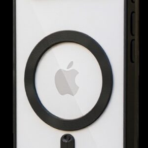 Techsuit iPhone 17 Air MagSafe Luxury Crystal Θήκη με Πλαίσιο Σιλικόνης Διάφανη - Black