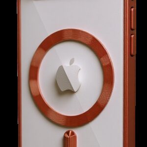 Techsuit iPhone 17 Air MagSafe Luxury Crystal Θήκη με Πλαίσιο Σιλικόνης Διάφανη - Red