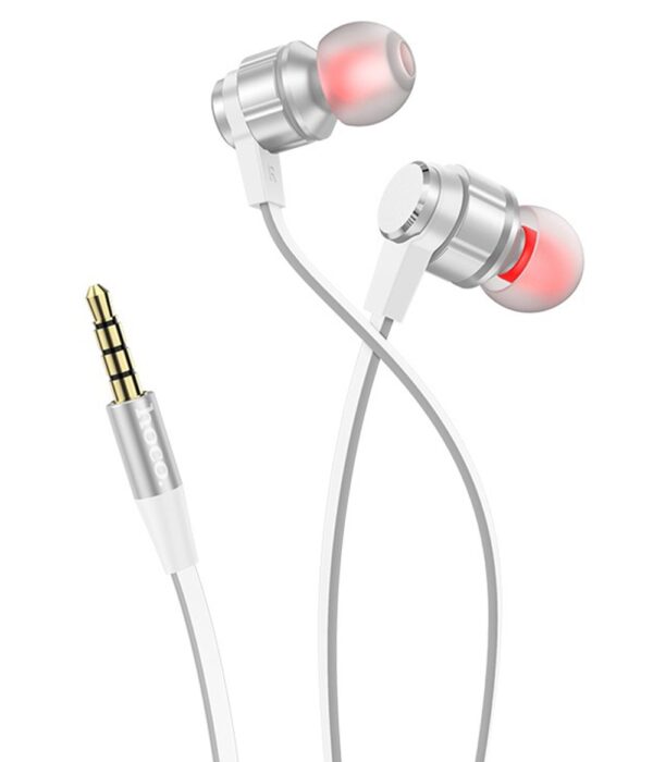 Hoco M85 Platinum Sound Stereo In-Ear Handsfree με Βύσμα 3.5mm Ασημί Hoco M85 Platinum Sound Stereo In-Ear Handsfree με Βύσμα 3.5mm Ασημί