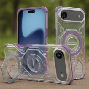 Techsuit iPhone 17 Air Carbon Shield Pro Θήκη Σκληρή Διάφανη - Purple