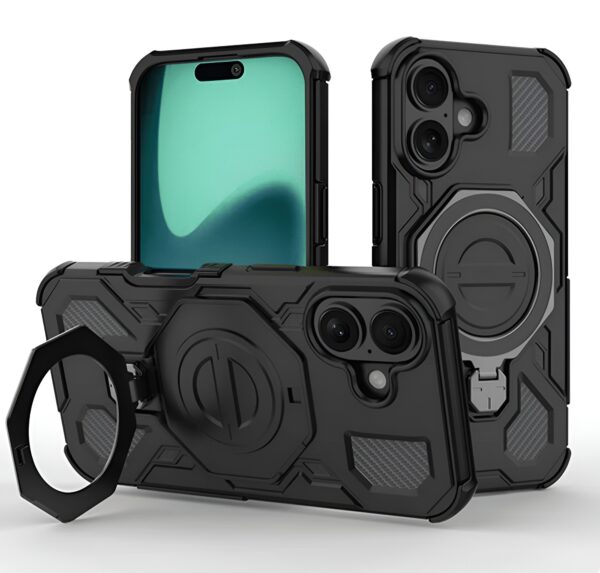 Techsuit iPhone 17 Carbon Shield Pro Θήκη Σκληρή - Black Techsuit iPhone 17 Carbon Shield Pro Θήκη Σκληρή - Black