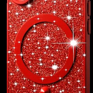 Techsuit iPhone 17 MagSafe Luxury Glitter Θήκη Σιλικόνης Διάφανη - Red