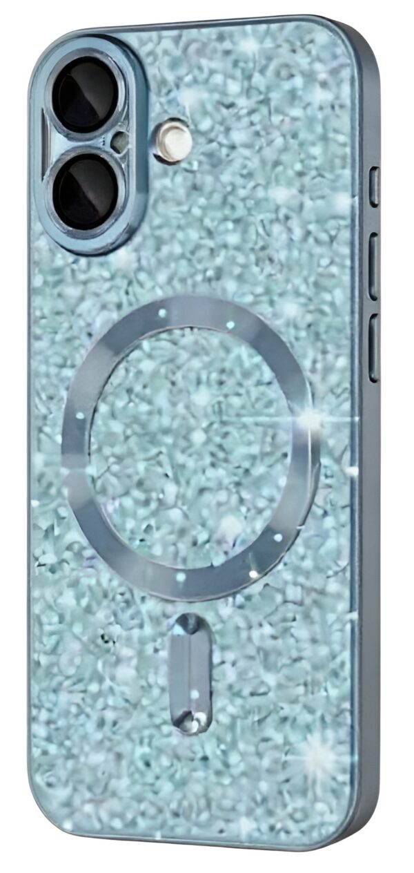 Techsuit iPhone 17 MagSafe Luxury Glitter Θήκη με Πλαίσιο Σιλικόνης Διάφανη - Light Blue Techsuit iPhone 17 MagSafe Luxury Glitter Θήκη με Πλαίσιο Σιλικόνης Διάφανη - Light Blue