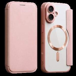 Techsuit iPhone 17 SmartMag Θήκη Βιβλίο - Pink