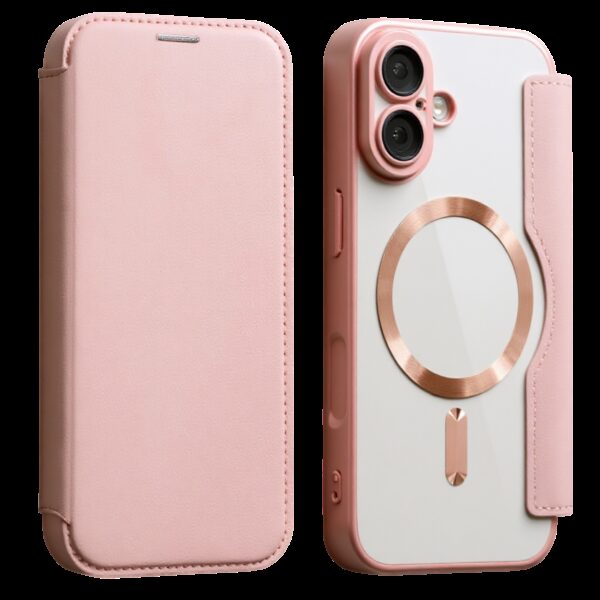 Techsuit iPhone 17 SmartMag Θήκη Βιβλίο - Pink Techsuit iPhone 17 SmartMag Θήκη Βιβλίο - Pink