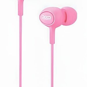 XO-S6 Candy Series In-ear Handsfree με Βύσμα 3.5mm Ροζ