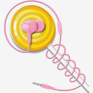 XO-S6 Candy Series In-ear Handsfree με Βύσμα 3.5mm Ροζ