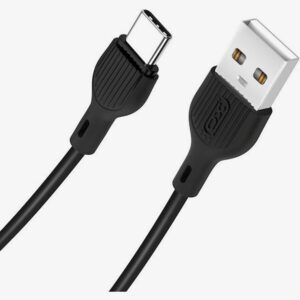 XO NB200 USB-A to USB-C Cable 2.1A Μαύρο 2m