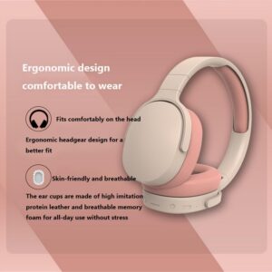 P2961 Over-Ear Ασύρματα Ακουστικά έως 6-10 ώρες Μπεζ
