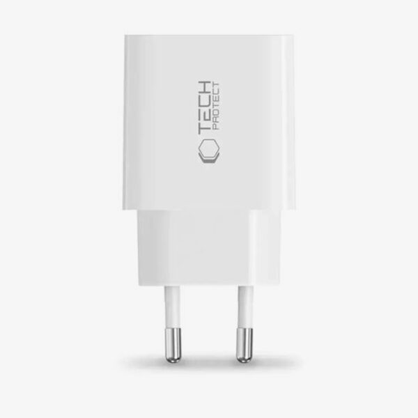 Tech-Protect Φορτιστής χωρίς Καλώδιο με Θύρα USB-C PD20W 3A Λευκός