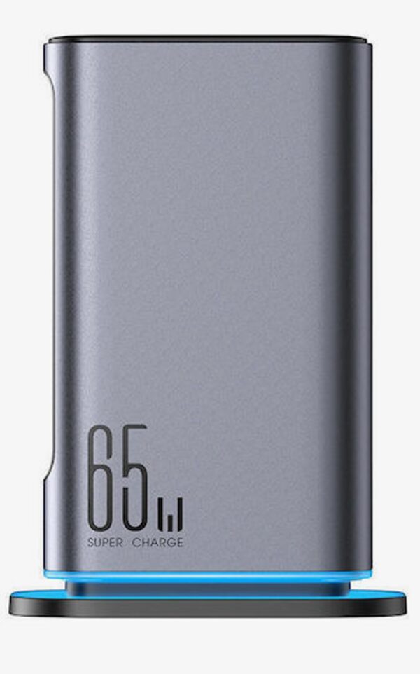 Joyroom Βάση Φόρτισης με 4Χ Θύρες USB-C & 2X Θύρες USB-A GaN Multi-Port Powers Station Σκούρο Γκρι