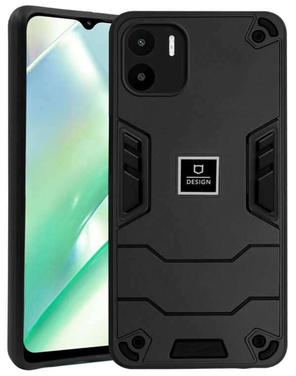 Forcell Xiaomi Redmi A1 Plus/ A2 Plus Hybrid Armor Shockproof Θήκη Σκληρή - Black